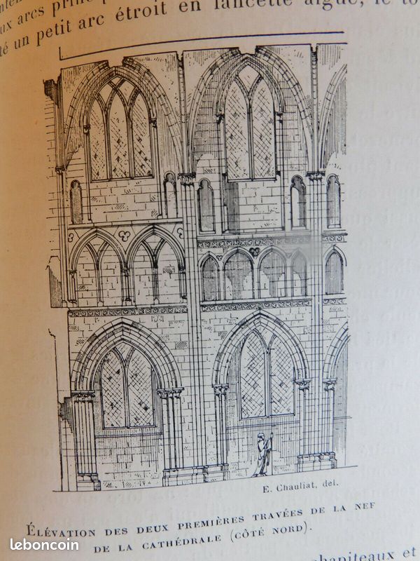 Cathédrales de bordeaux & saint-pol-de-léon kreisker courteault/lécureux 1925-35 reliure architecture sculpture religion Bretagne (image 8)