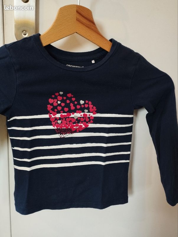 T. Shirt m longues fille 5 ans (image 1)