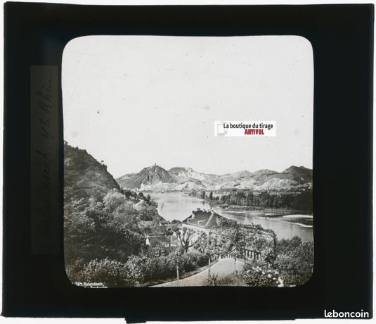 Plaque Verre Photo Ancienne Positif Noir Et Blanc 6x9 Cm Rocamadour Collection