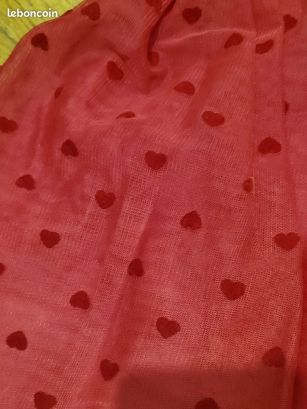Jupe en tulle rouge H&M - 8/10 ans - TBE (image 3)