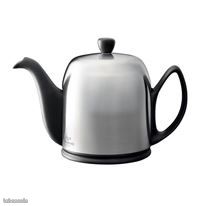 Théière 6 tasses cloche mat , Guy Degrenne SALAM noire (image 1)