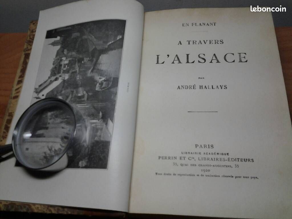 A travers L'Alsace 1920 Hallays André (image 1)