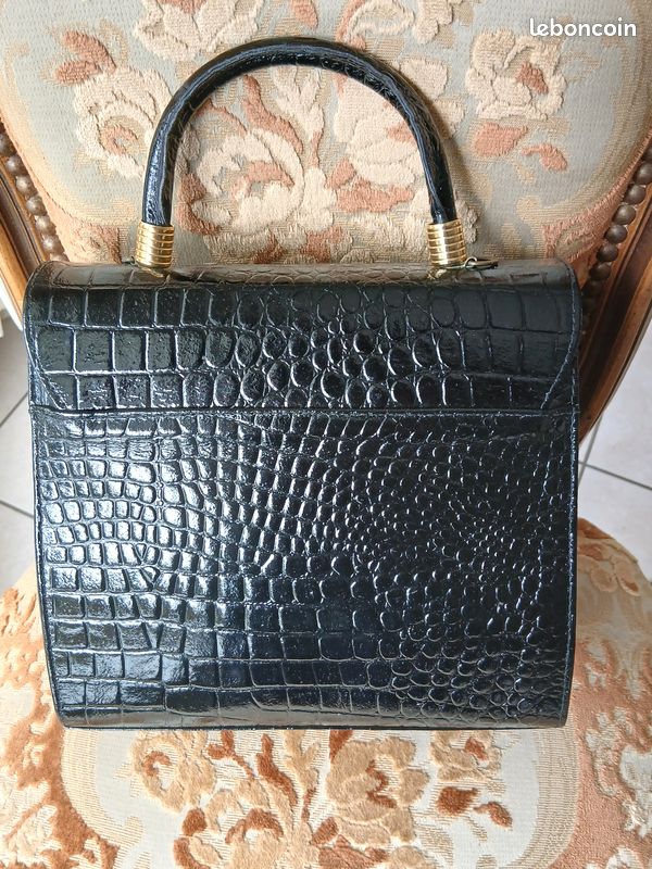 Sac à Main Bandoulière En Cuir Verni Motif Floral - Taille Moyenne (28 Cm), Multicolore, Avec Nombreuses Poches - Neuf Avec étiquettes