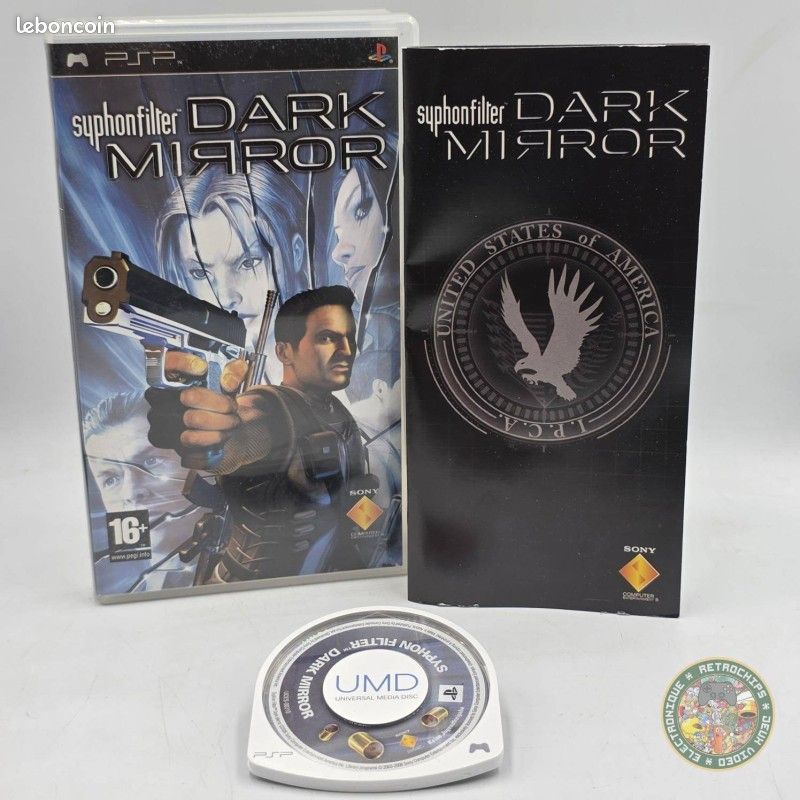 Jeu PSP Syphon Filter Dark Mirror – Version Promo – Français – Très Bon état