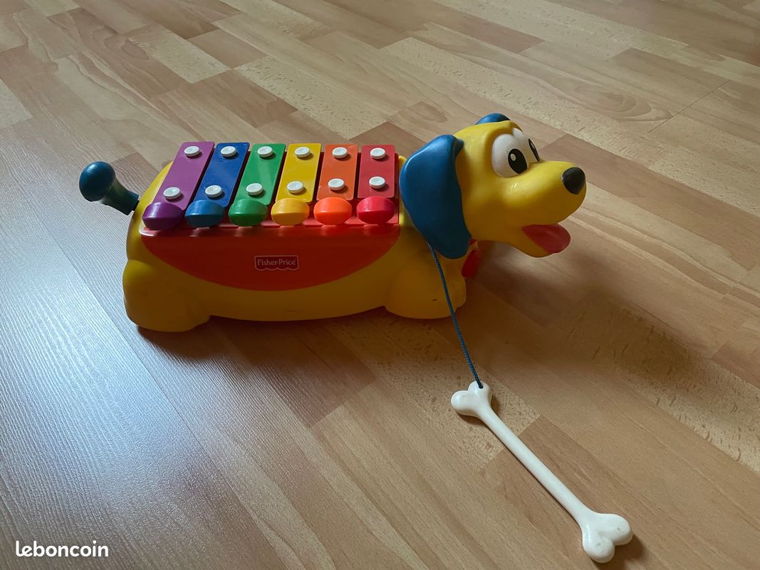 Xylophone piano chien roulant Fisher Price Jeux Jouets