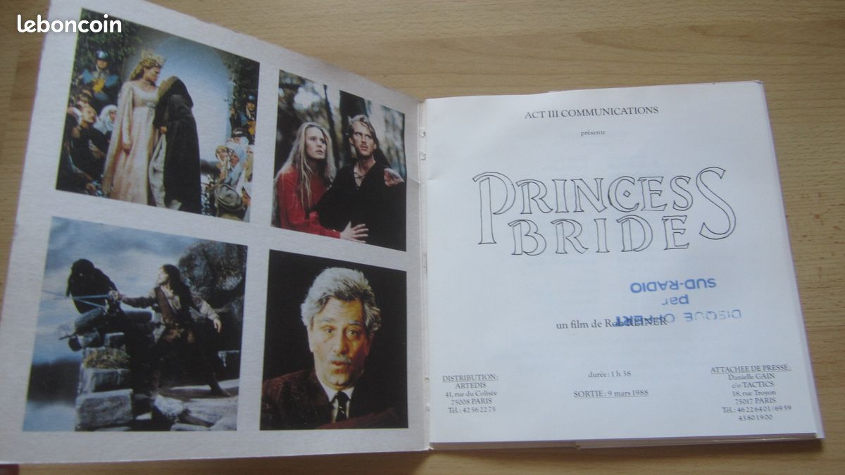 Mark Knopfler (Dire Straits) Storybook Love (Theme From The Princess Bride) 45T vinyle PROMO France 1987 (image 3)