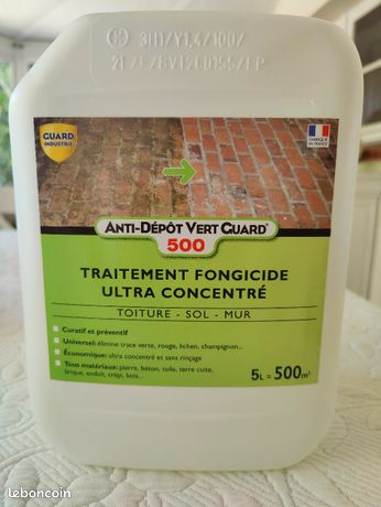 Anti-Dépôt Vert Guard 500 Fongicide ultra concentré Toitures, Murs