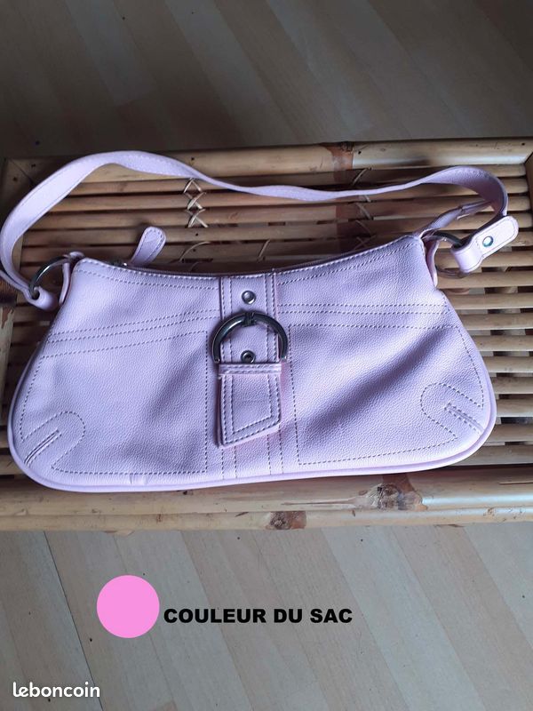 Sac à main rose (image 1)