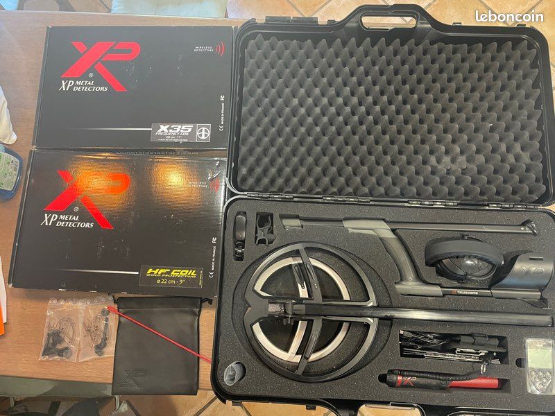 XP Deus 1 – Pack complet haut de gamme – WS5 + X35 28 cm + HF 22 cm + MI-6 – État neuf (image 2)