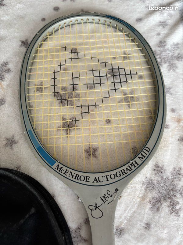 Raquette De Tennis Dunlop John McEnroe Autograph 2 - Taille 4 3/4 - Occasion