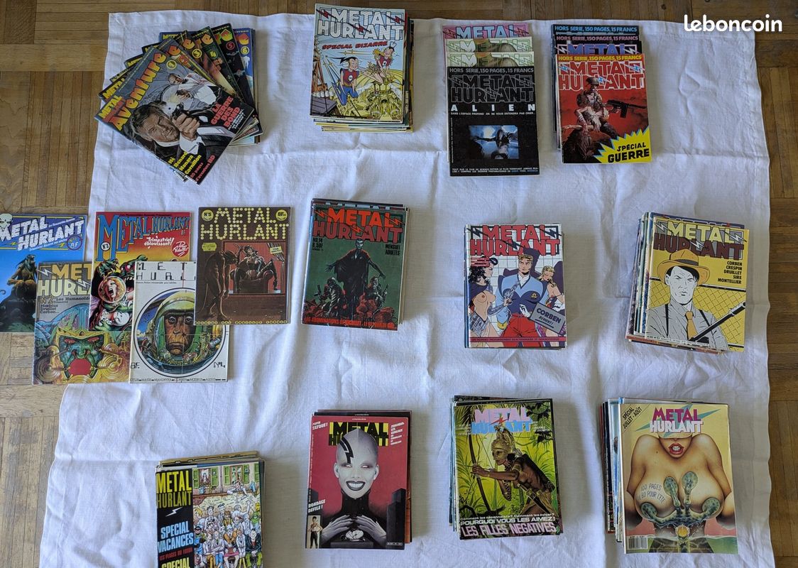 Métal Hurlant - lot de 146 revues dont le n°1 de 1975 (image 5)