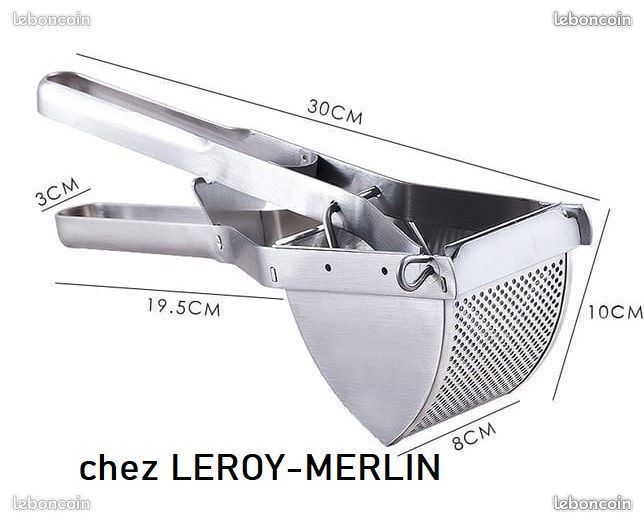 Presse-purée et presse-fruits en acier inoxydable (cl57) (image 1)