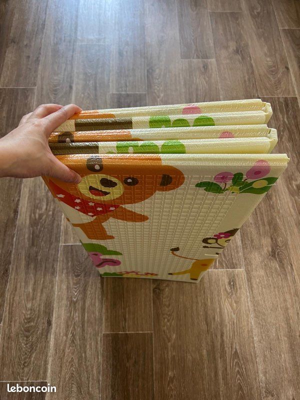 Tapis de jeu pliable réversible bébé neuf (image 12)