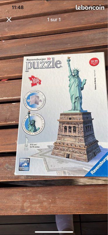 Ravensburger Puzzle statue de la liberté (image 1)