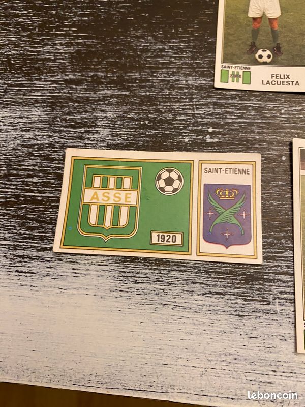 Stickers panini foot 96 brillant écusson Lorient - Collection