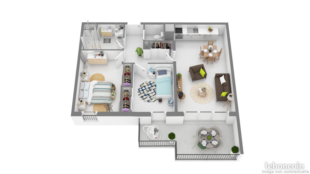 Appartement 3 pièces 64 m² · au Pontet · 64 m² · 894 €/mois