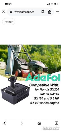 Carburateur adapté pour Honda GX160 GX168F GX200, ... - Grandado Carburateur adapté pour Honda GX160 GX168F GX200, ... - Grandado