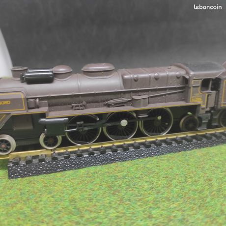Locomotive Vapeur Jouef HO - 3 1265 NORD + Tender 35 251 8252 - Train électrique Analogique