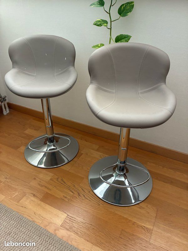 Ensemble de 2 tabourets de bar (image 2)