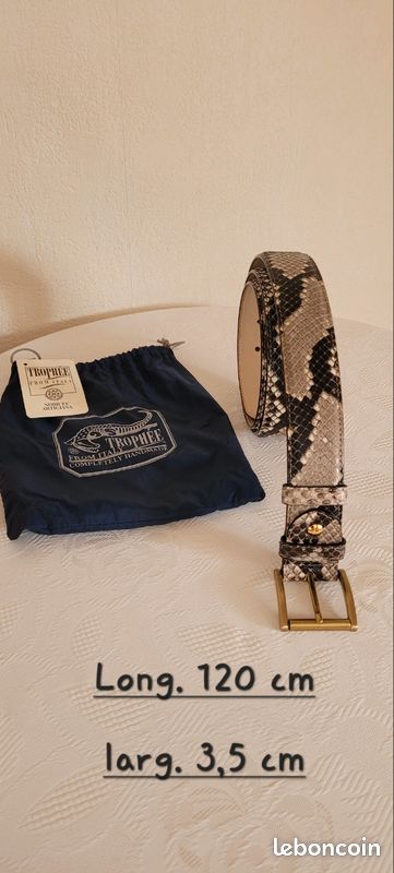 Ceinture homme en python (image 2)