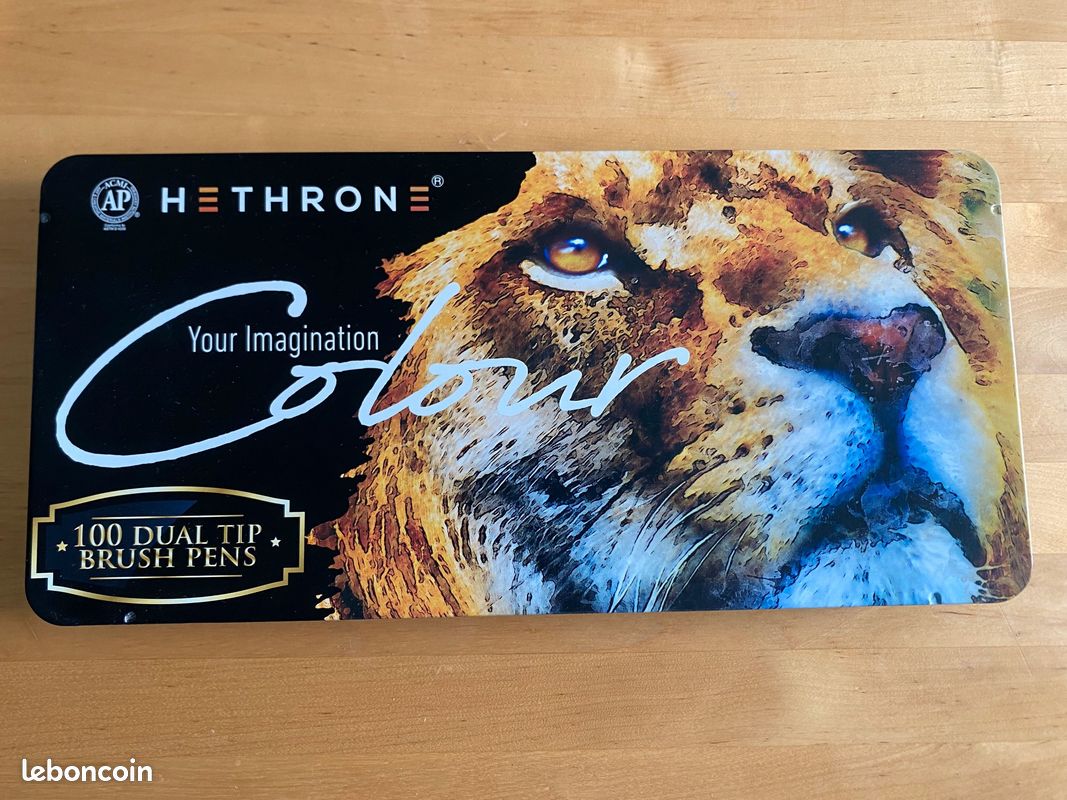 Etui A Crayon For Adult Colorng 100 Colors Dual Tp Brush Pens