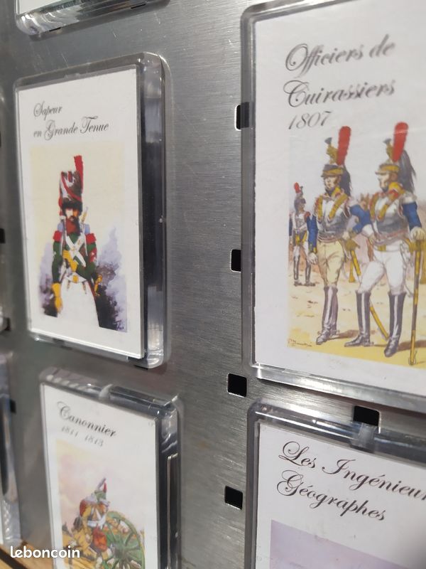 Magnets neufs de collection Napoléon et soldats 1er empire (image 2)