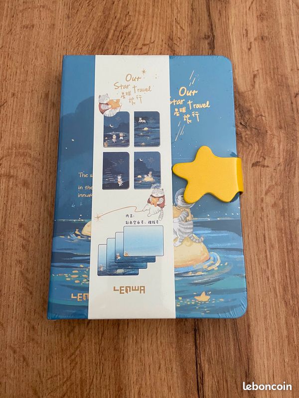 Carnet Lenwa Chat Astronaute Espace Star Travel (image 1)