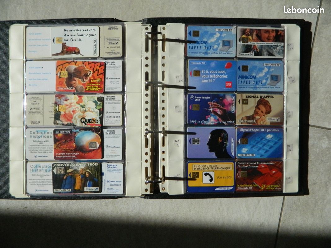 Lot de 120 cartes téléphoniques anciennes (image 7)
