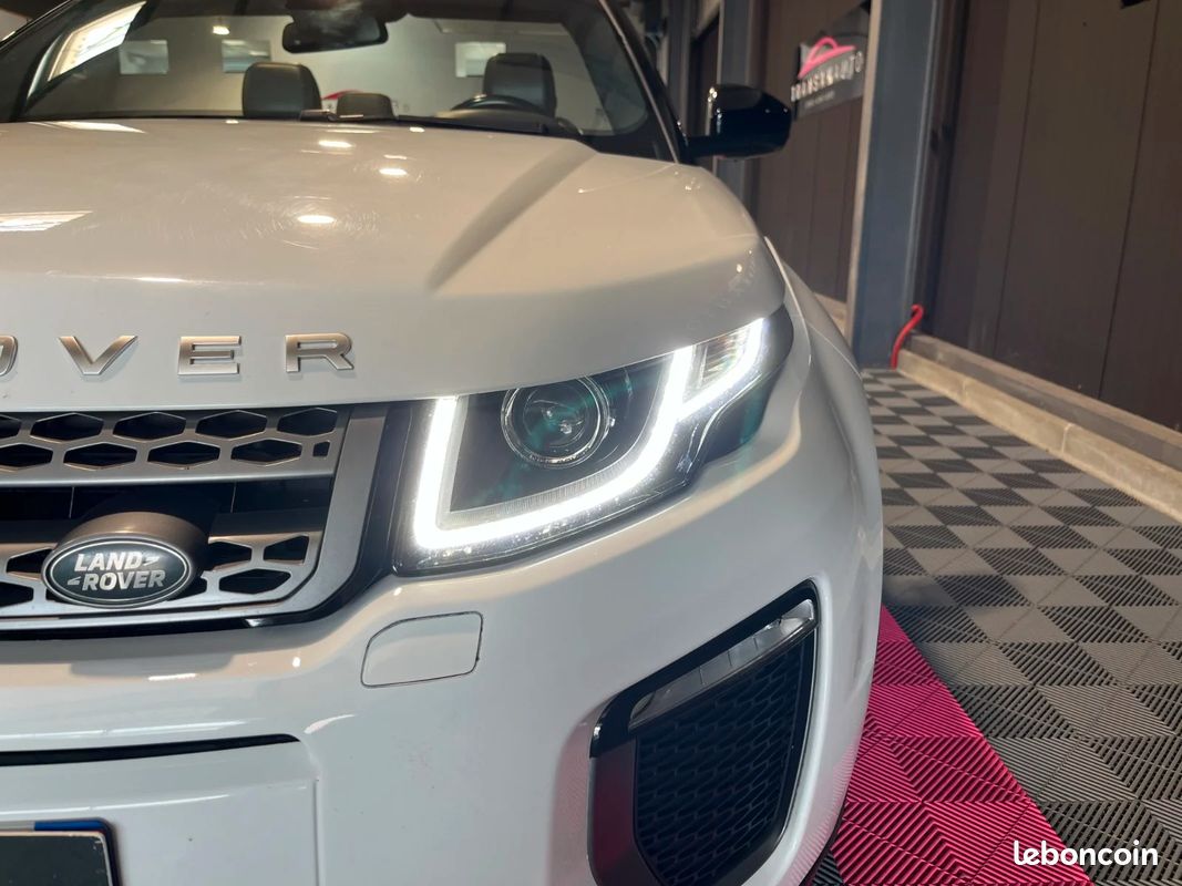 Land rover range rover evoque cabriolet 2.0 td4 180 cv 4wd bva9 hse + sièges à mémoire chauffants + bluetooth + caméra de recul + meridian (image 39)