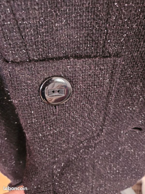 Veste En Laine Noire GÉRARD DAREL - Taille 40 (M) - Occasion Très Bon état - Automne/Hiver