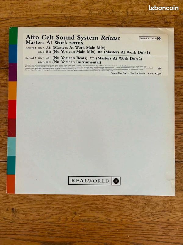 Afro Celt Sound System vinyle Release - Masters At Work Remix (image 1)