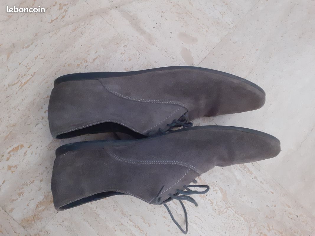 Chaussures en daim grises (image 3)