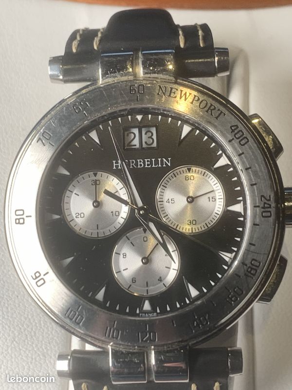Montre Michel Herbelin Newport 36657/14 CA – Bon état – Full Set (image 4)