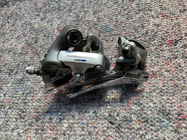 Vintage Shimano 600 FD-6401 Front Derailleur Tri Color Bottom