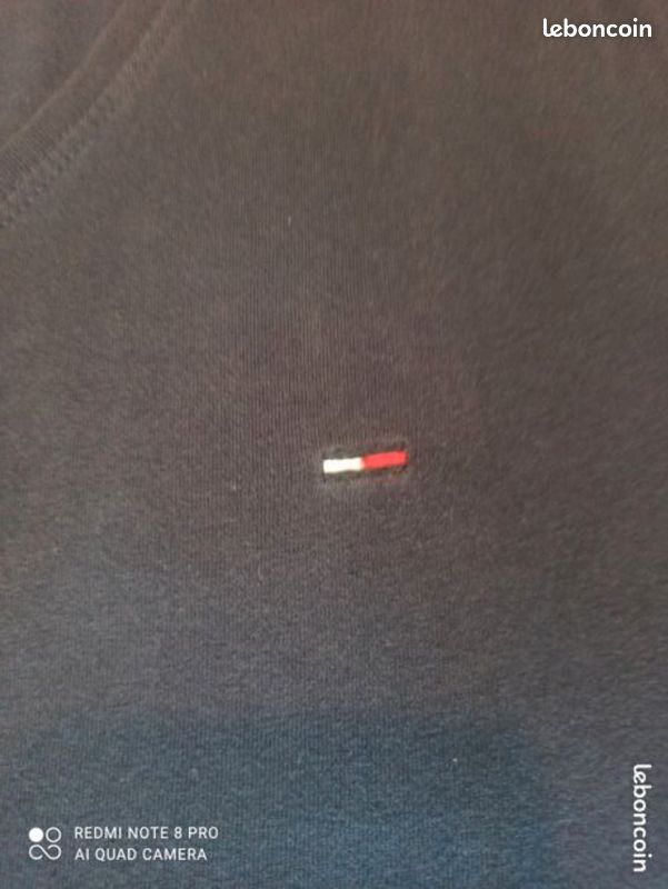 Tee-shirt Marine, col V, T S, Tommy Hilfiger (image 6)