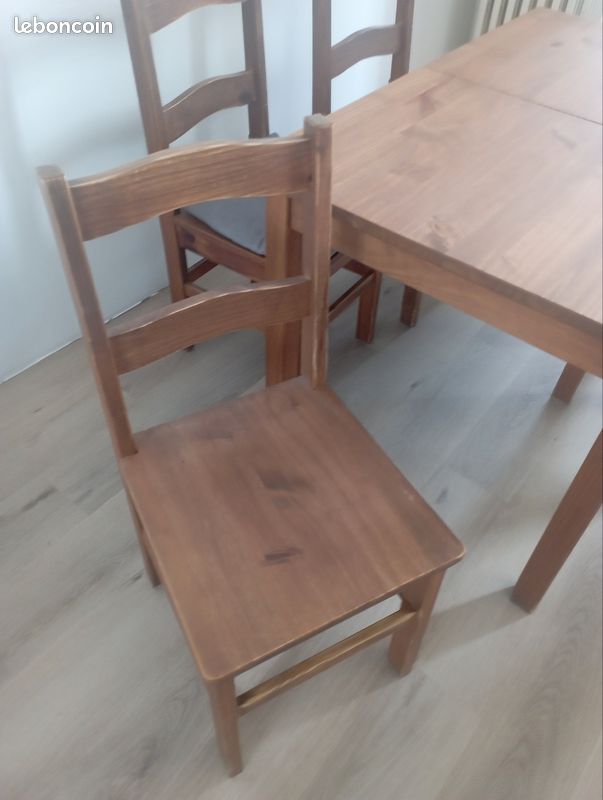 Table à manger × 4 chaises (image 4)