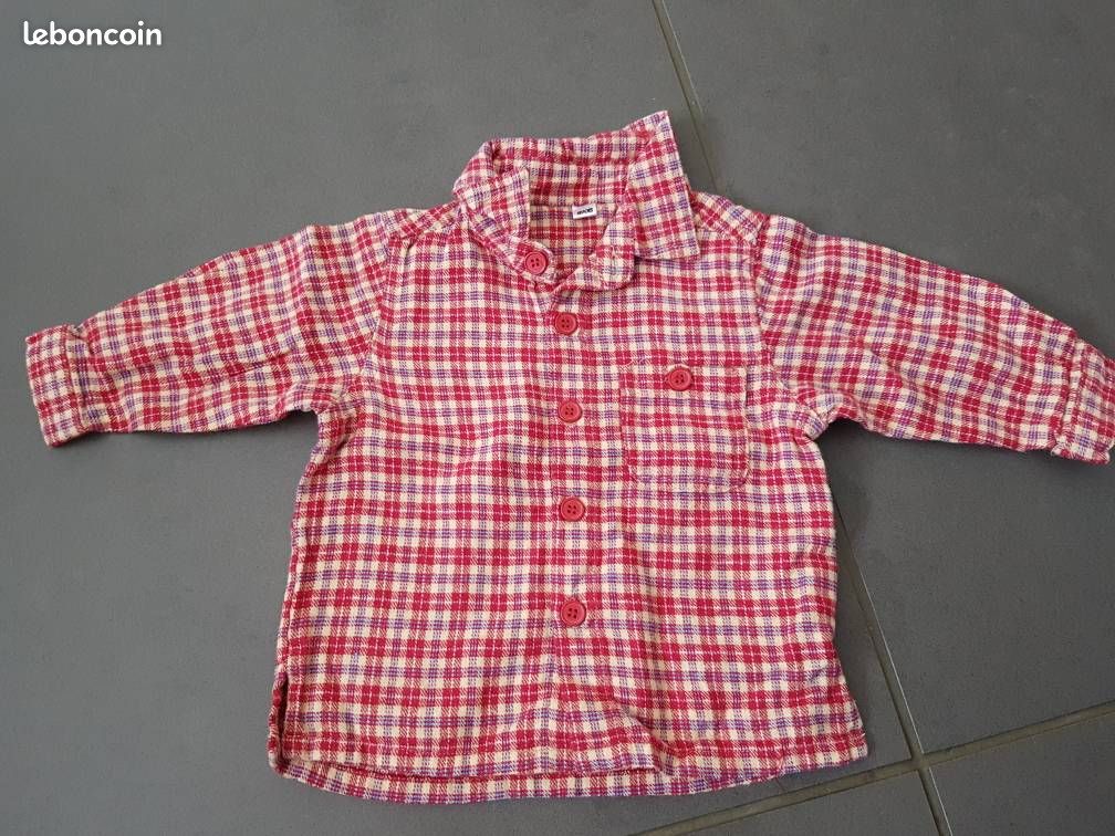 Chemise garçon 6 mois (image 1)
