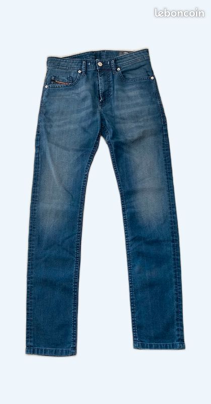 Jeans Diesel Thommer Stretch - Taille 40, Coupe Slim, En Coton/élasthanne/lyocell - Occasion Bon état