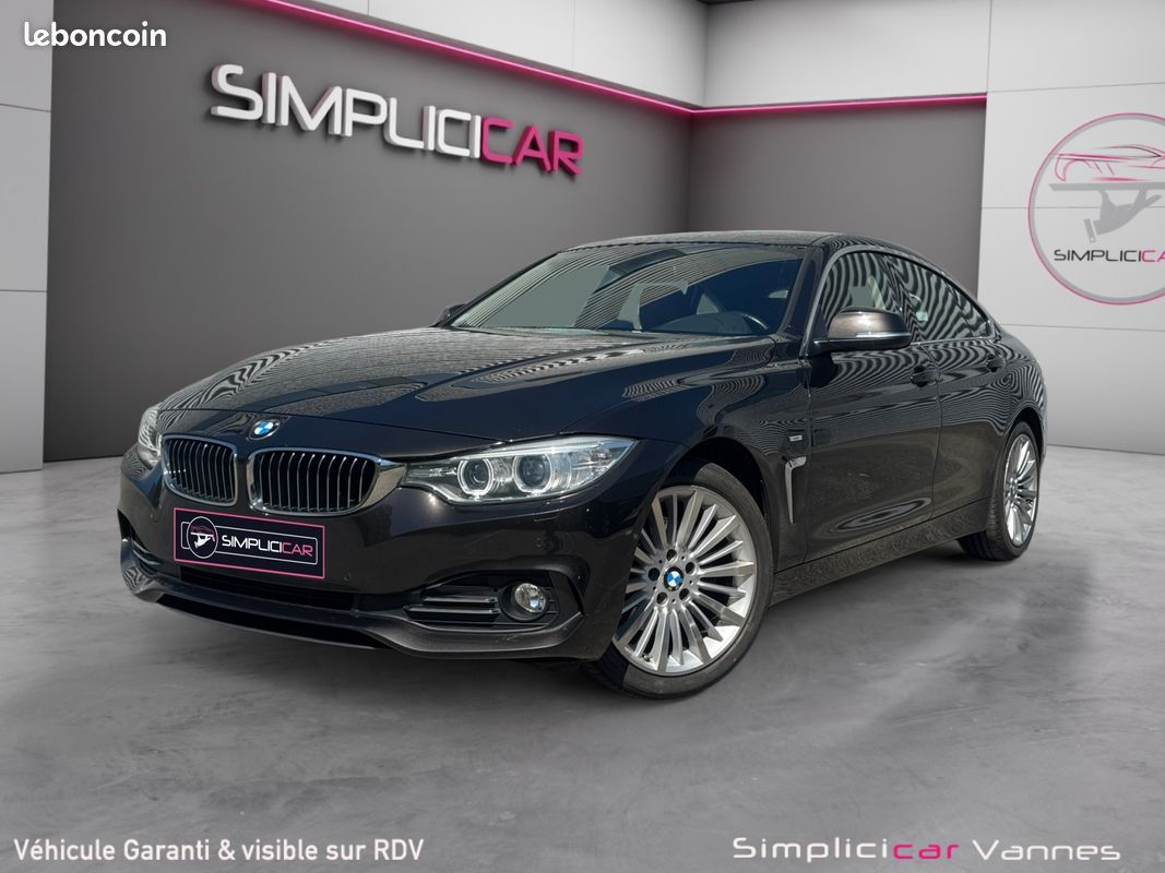BMW SERIE 4 (F36) GRAN COUPE 420D BVA8 184Ch LUXURY COFFRE ÉLECTRIQUE Garantie 12 mois (image 4)