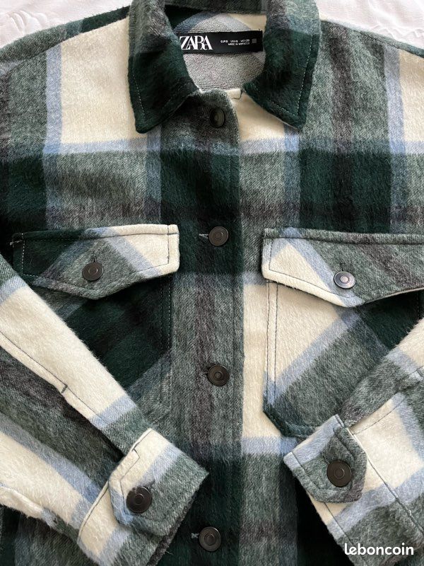 Zara Vinted Chemise Ã Carreaux Rouge Et Noir Femme Zara Vichy Noir