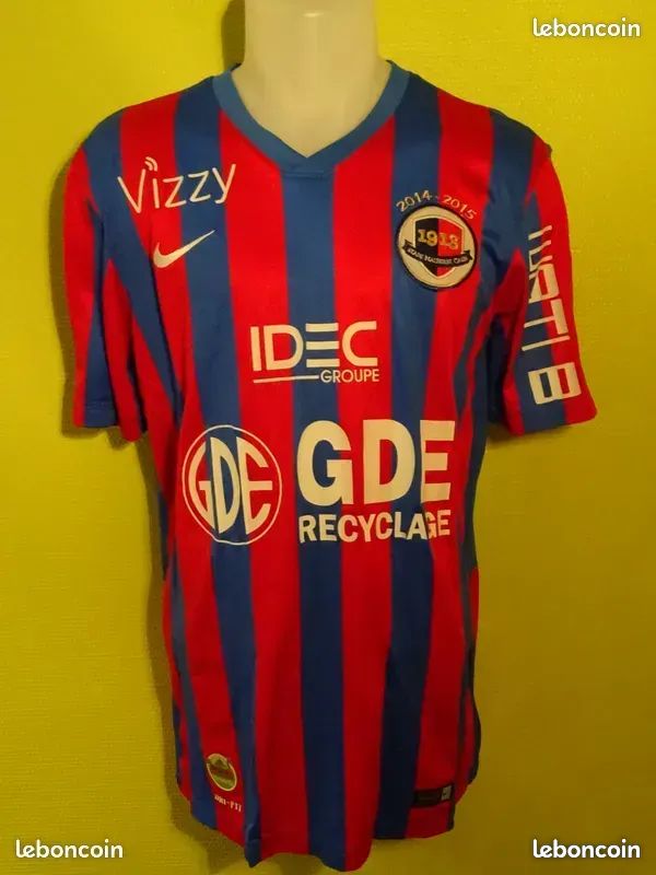 Maillot foot porté Feret Caen 2014 Collection