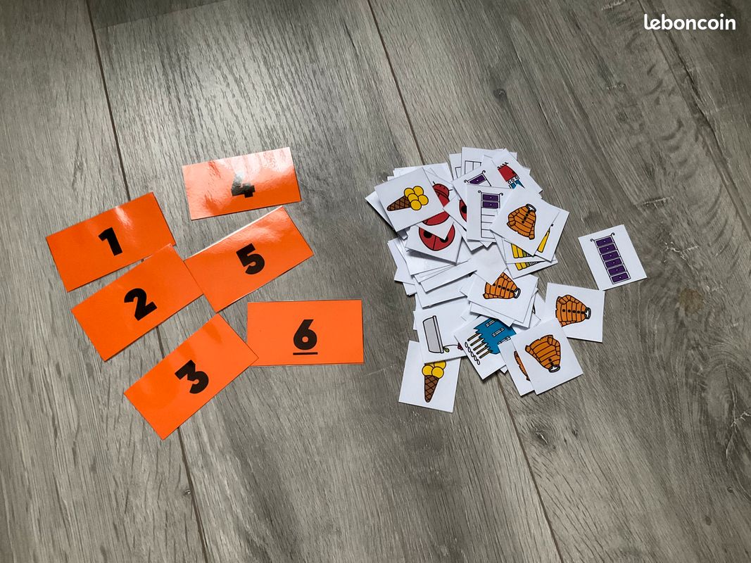 Jeu de dénombrement Maternelle ( 1 à 6) (image 1)