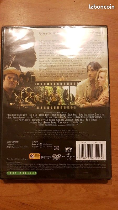 DVD King Kong neuf sous plastique (image 2)