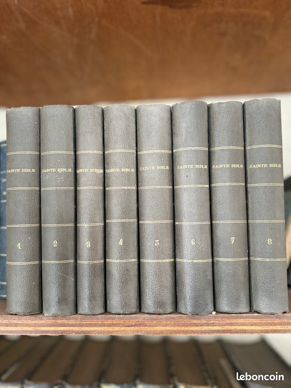 Sainte Bible en 8 volumes-Année 1872 (image 4)