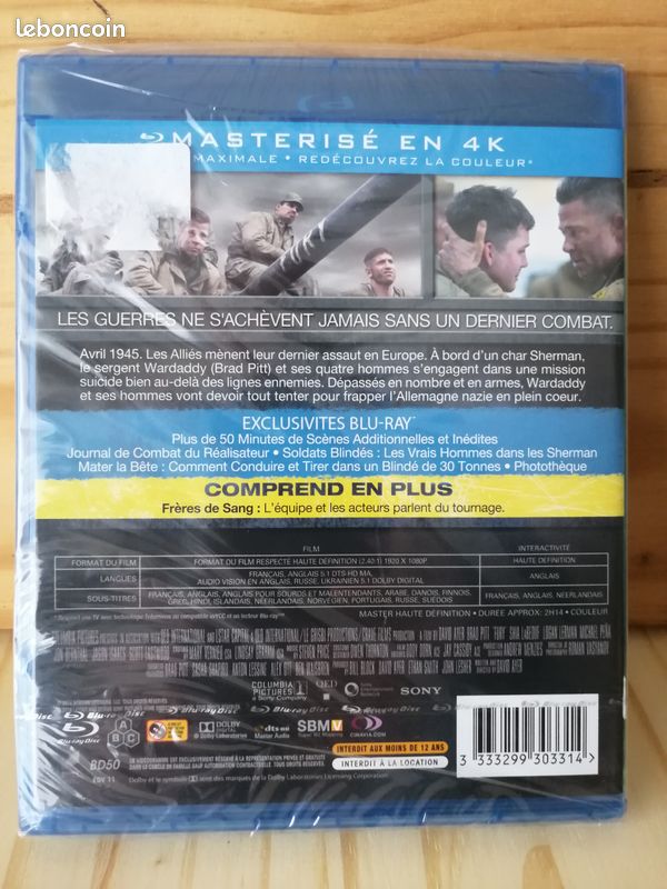 Fury – David Ayer - Bluray vf/vostf (image 2)