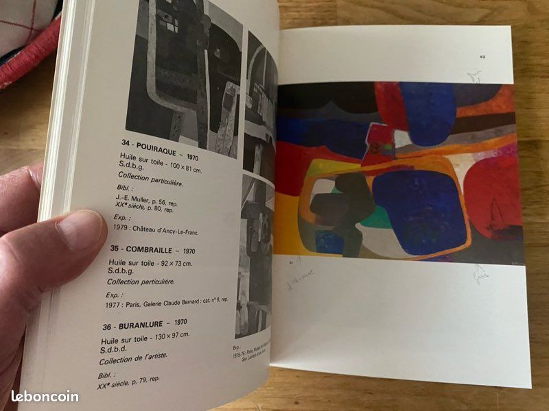 Maurice Estève : Catalogue exposition Musée Cantini Marseille 1981 (image 7)