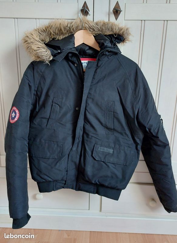 Doudoune noire Northland XS ou 14 ans Vêtements