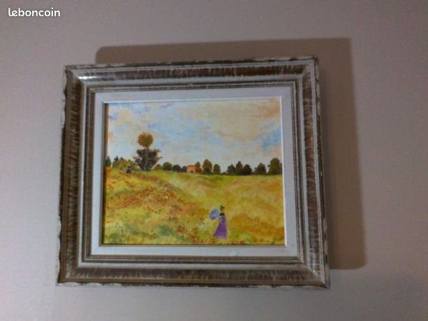 Tableau monet les coquelicots