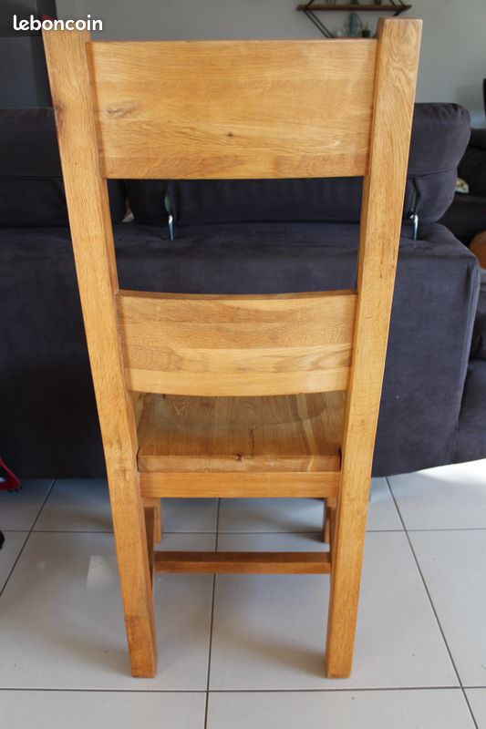 Chaises en bois massif (image 3)