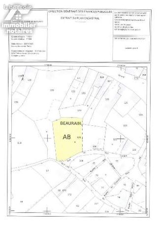 Terrain 2000 m² FLAVIGNY LE GRAND ET BEAURAIN